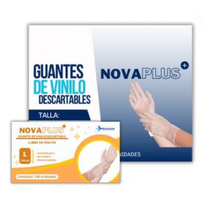 GUANTES DE VINILO TRANSPARENTE 3.5GR