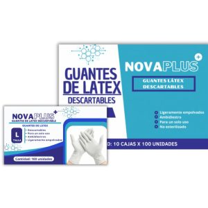 GUANTES DESCARTABLES DE LATEX
