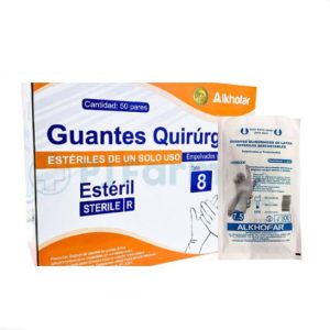 GUANTES DE LATEX QUIRURGICOS ESTERILES